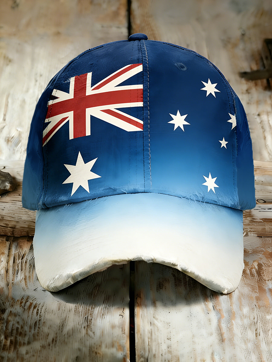 Unisex Vintage Australian Vacation Pattern Printed Hat