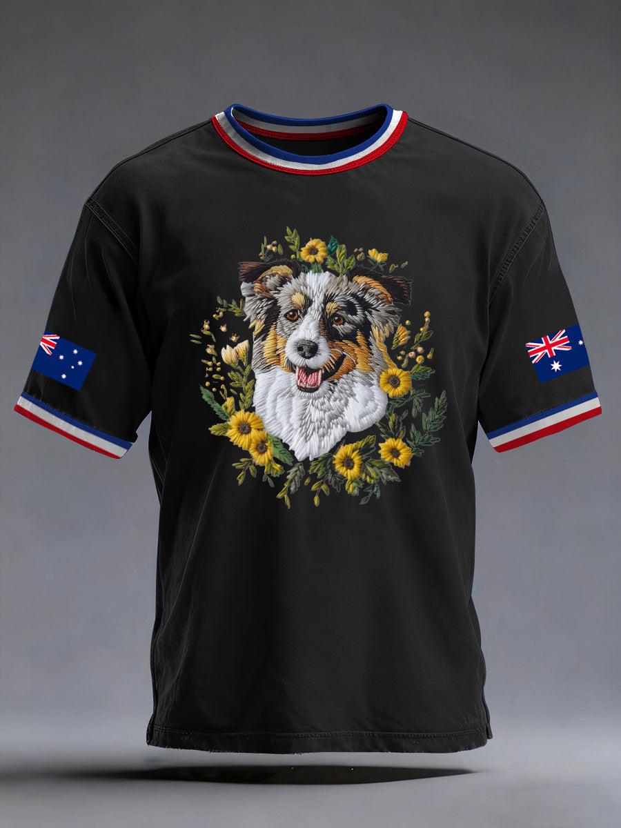 Men's Australian Shepherd Short Sleeve T-shirt