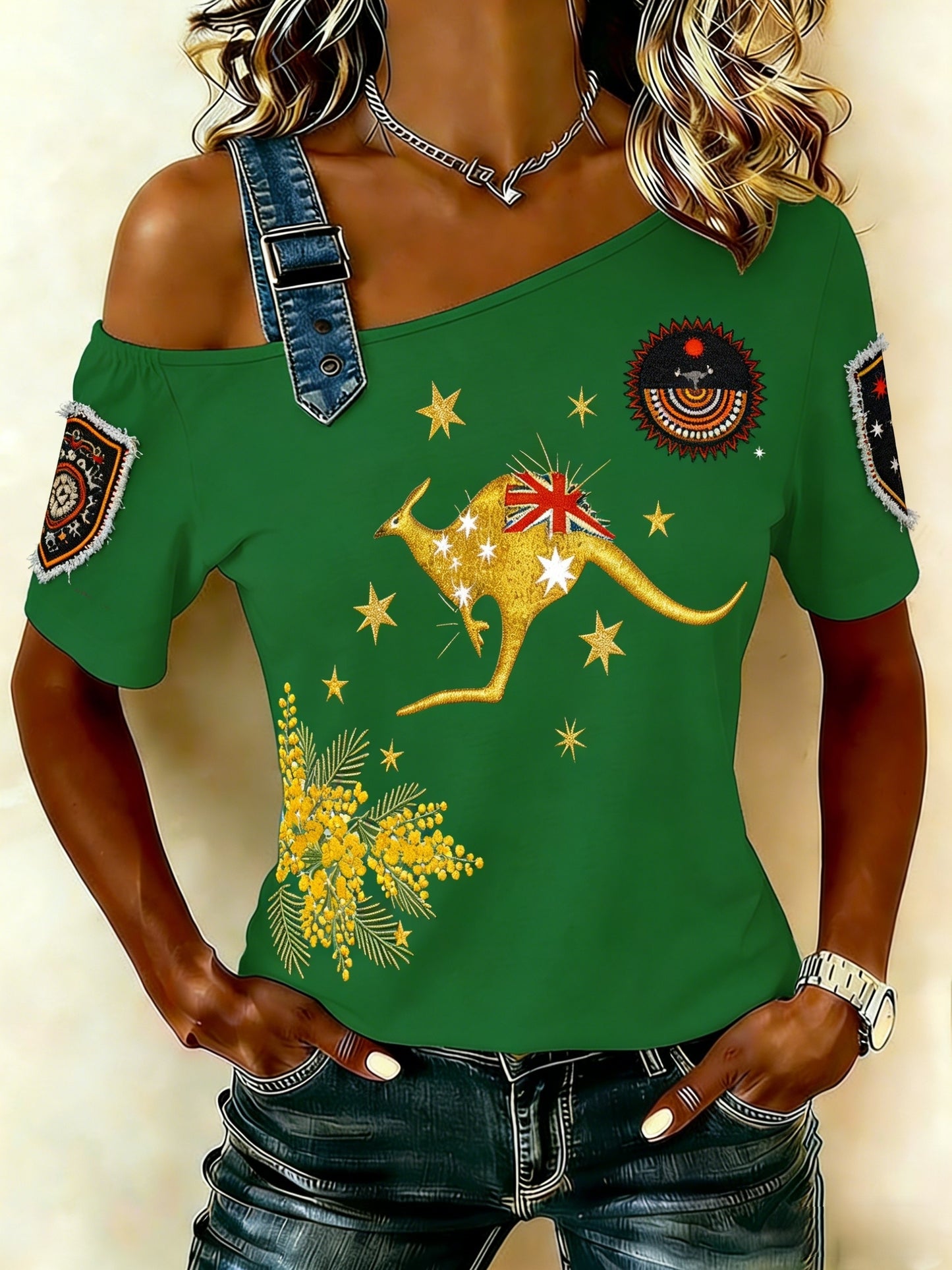 Women's Vintage Australian Holiday Casual Comfortable Short Sleeve T-Shirt
