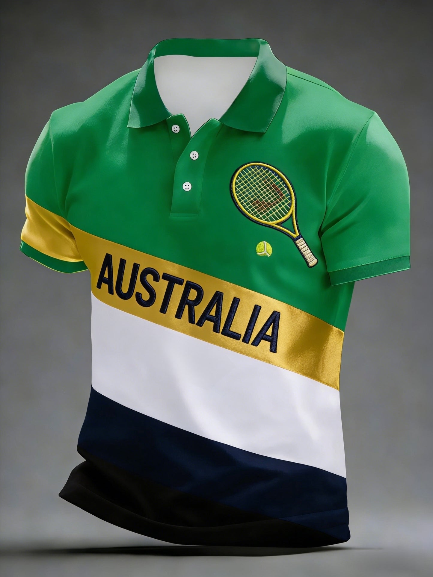 Men's Australian Open Printed Short-Sleeve T-Shirt