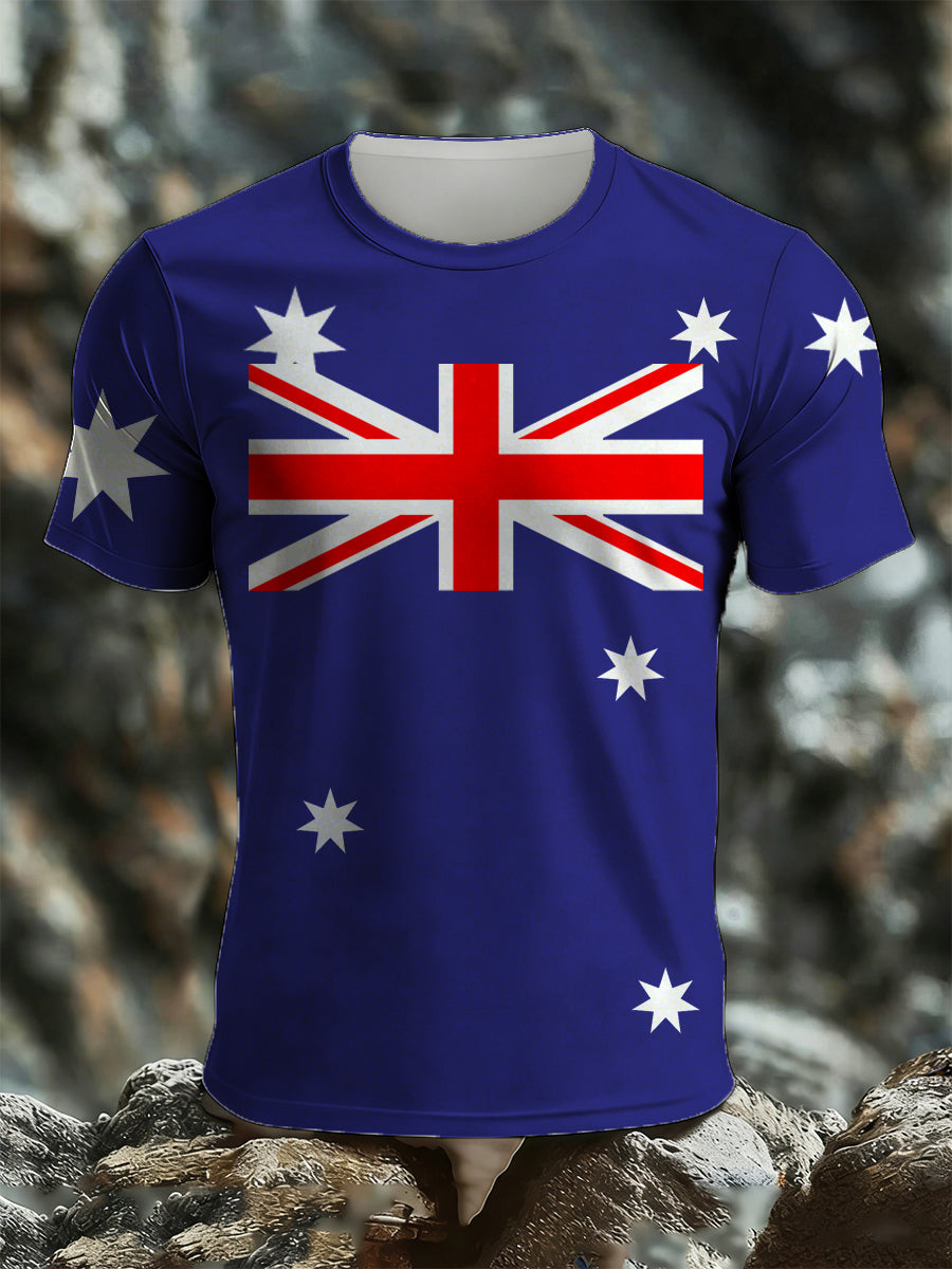 Men's T-Shirt With Australian-Inspired Print