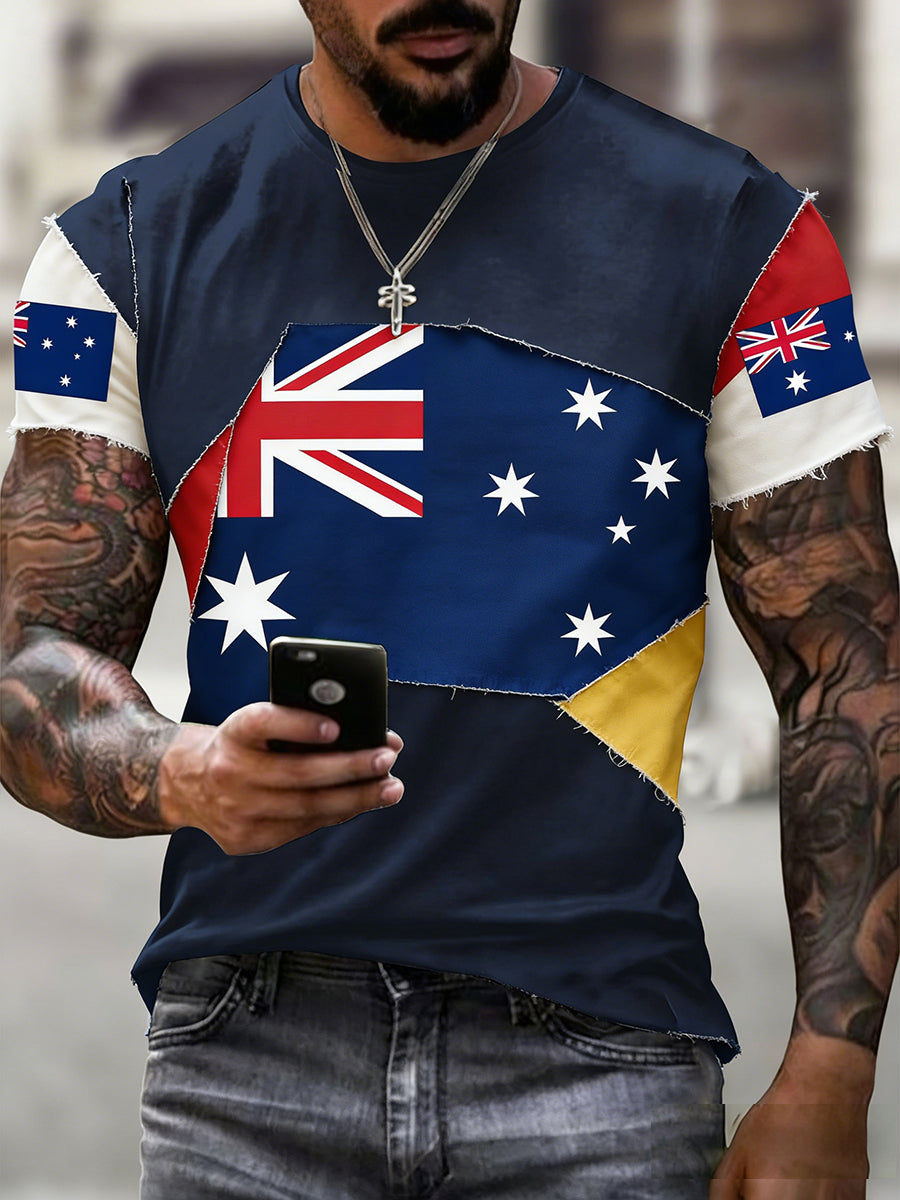 Men's Retro Australian Holiday Casual Fashion T-shirt