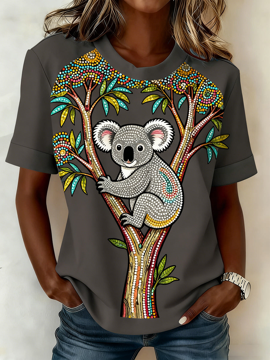 Women's Vintage Australian Holiday Casual Comfortable T-shirt