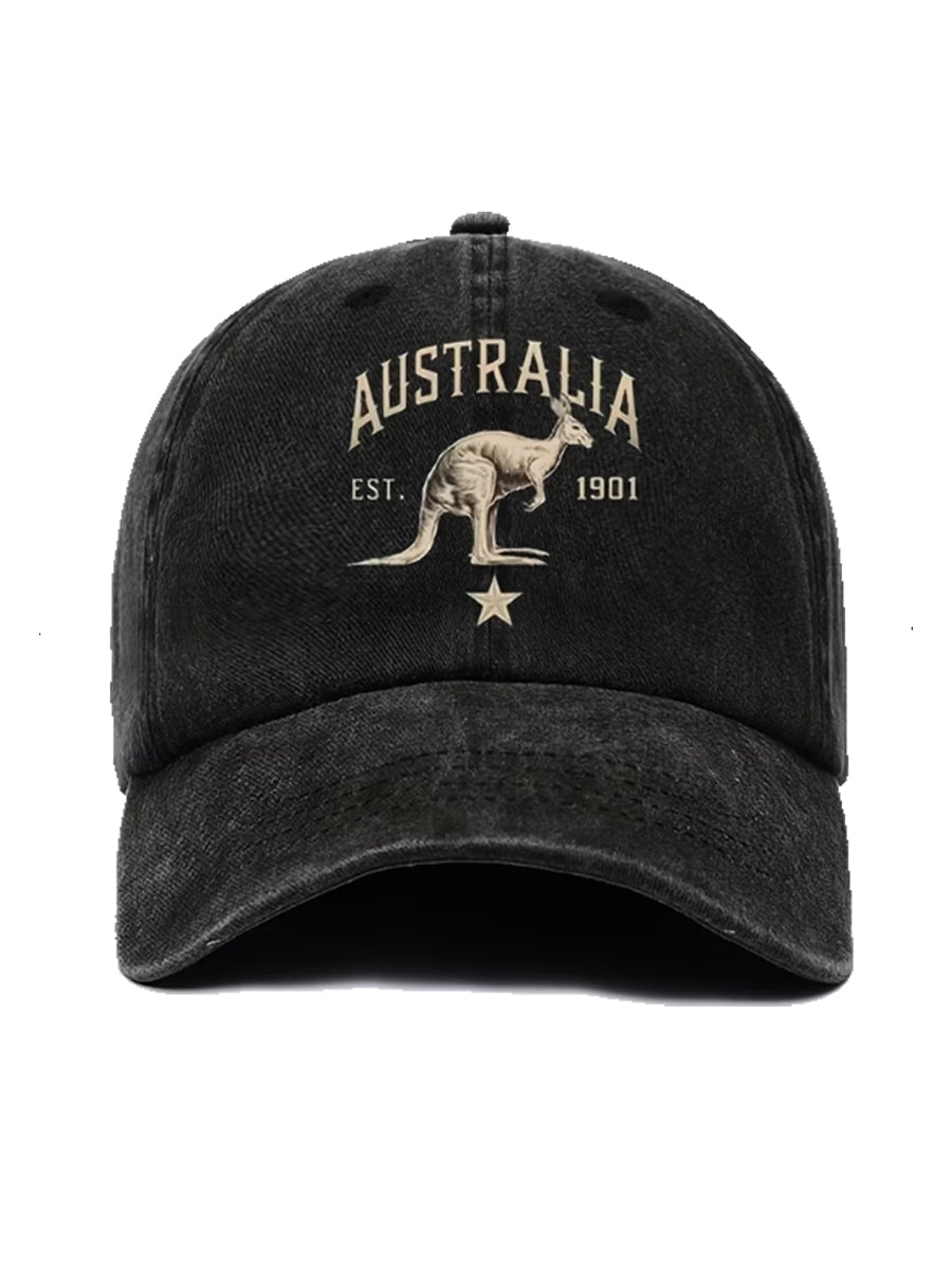 Men's Hat With Australian-Inspired Print