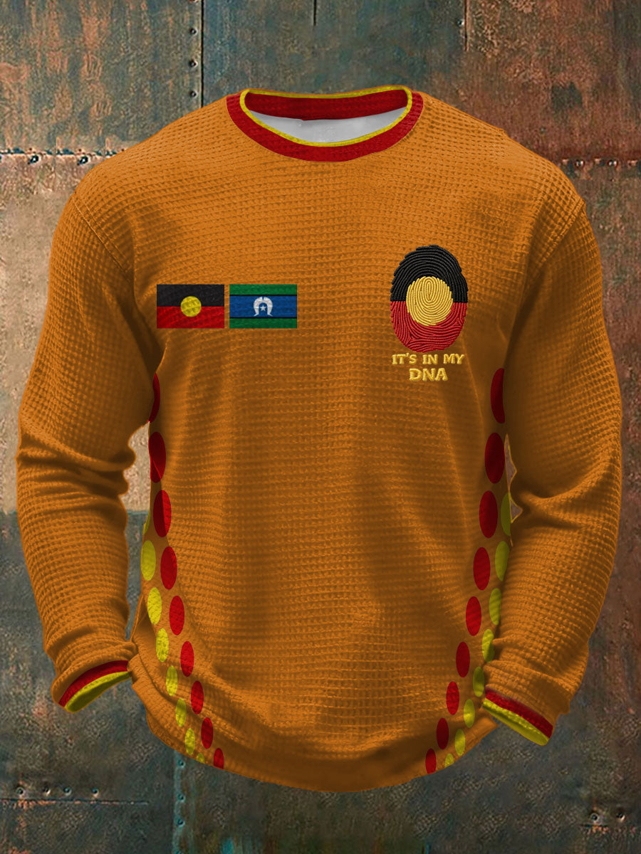 Men's AU Aboriginal Culture Printed Casual Tops