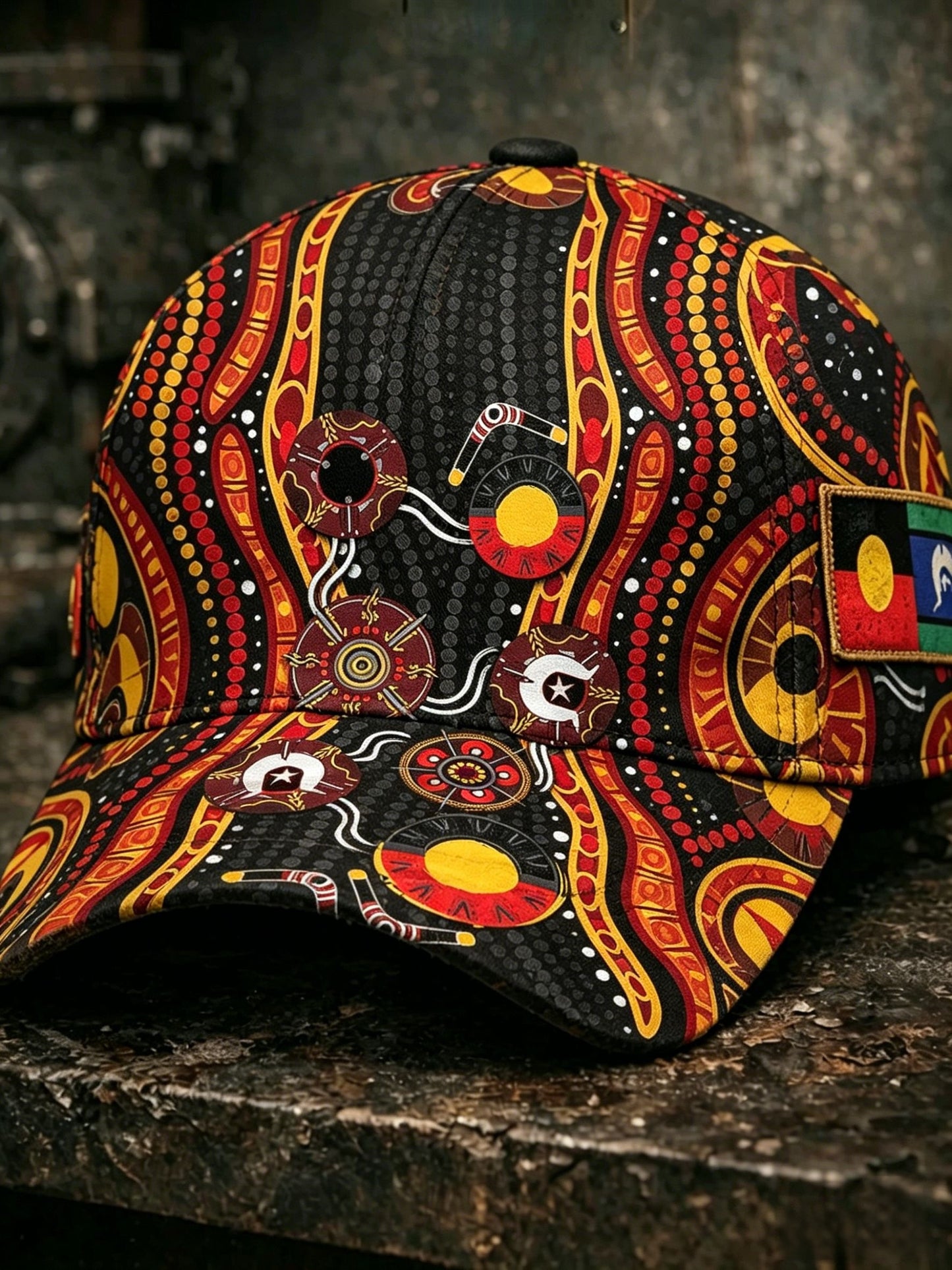 Unisex Vintage AU Aboriginal Culture IT'S IN MY DNA Hat