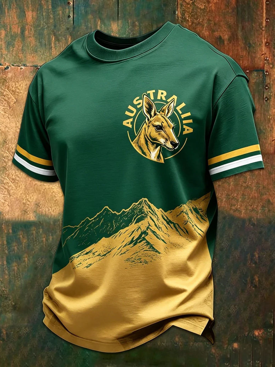 Men's Australian Football Lover Short Sleeve T-shirt