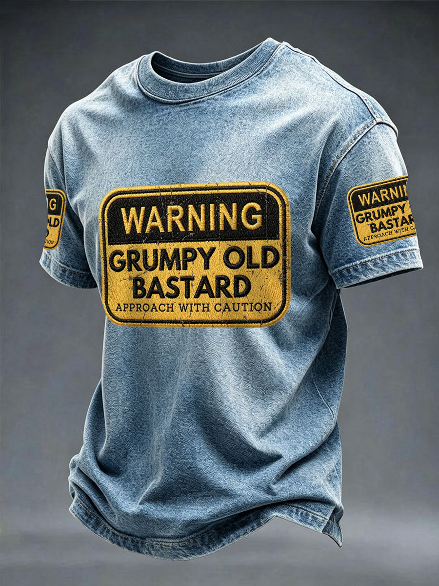 Men's "grumpy old bastard" T-shirts