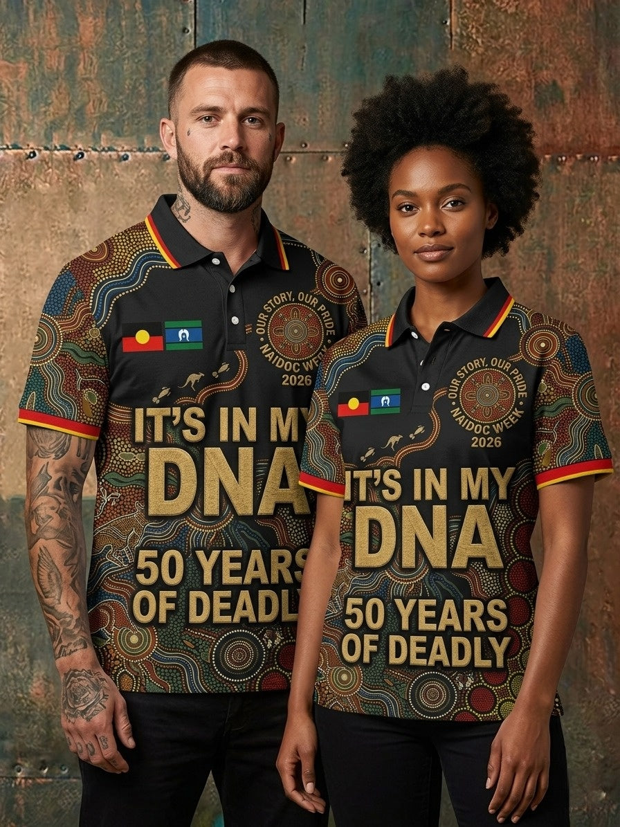 Unisex AU Aboriginal Culture Printed Casual Tops