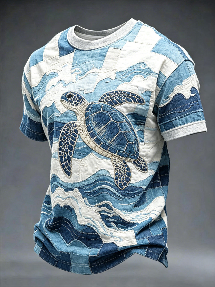 Men's World Ocean Day Printed T-shirt