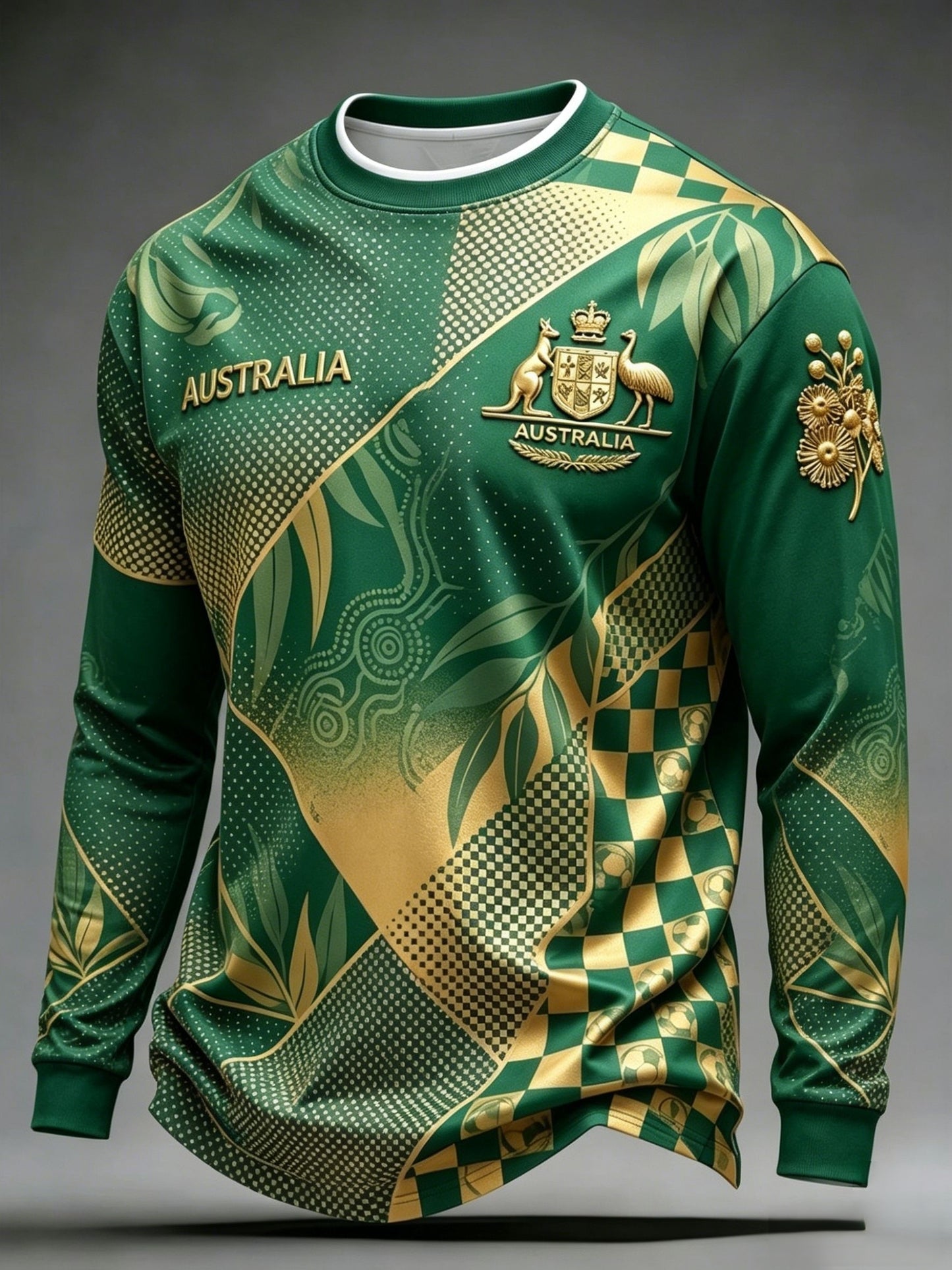Men's Australian Football Lovers Long-Sleeve T-Shirt