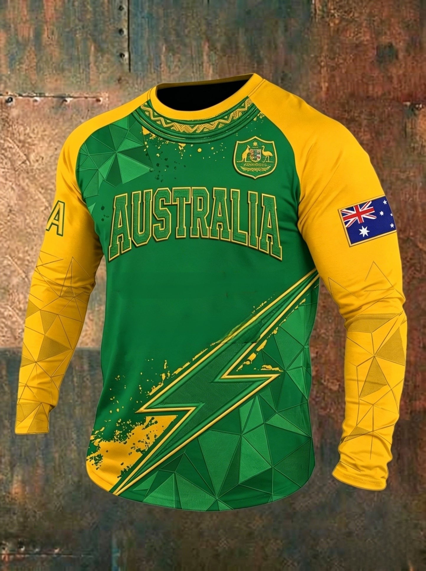 Men's Australian Football Lovers Long-Sleeve T-Shirt