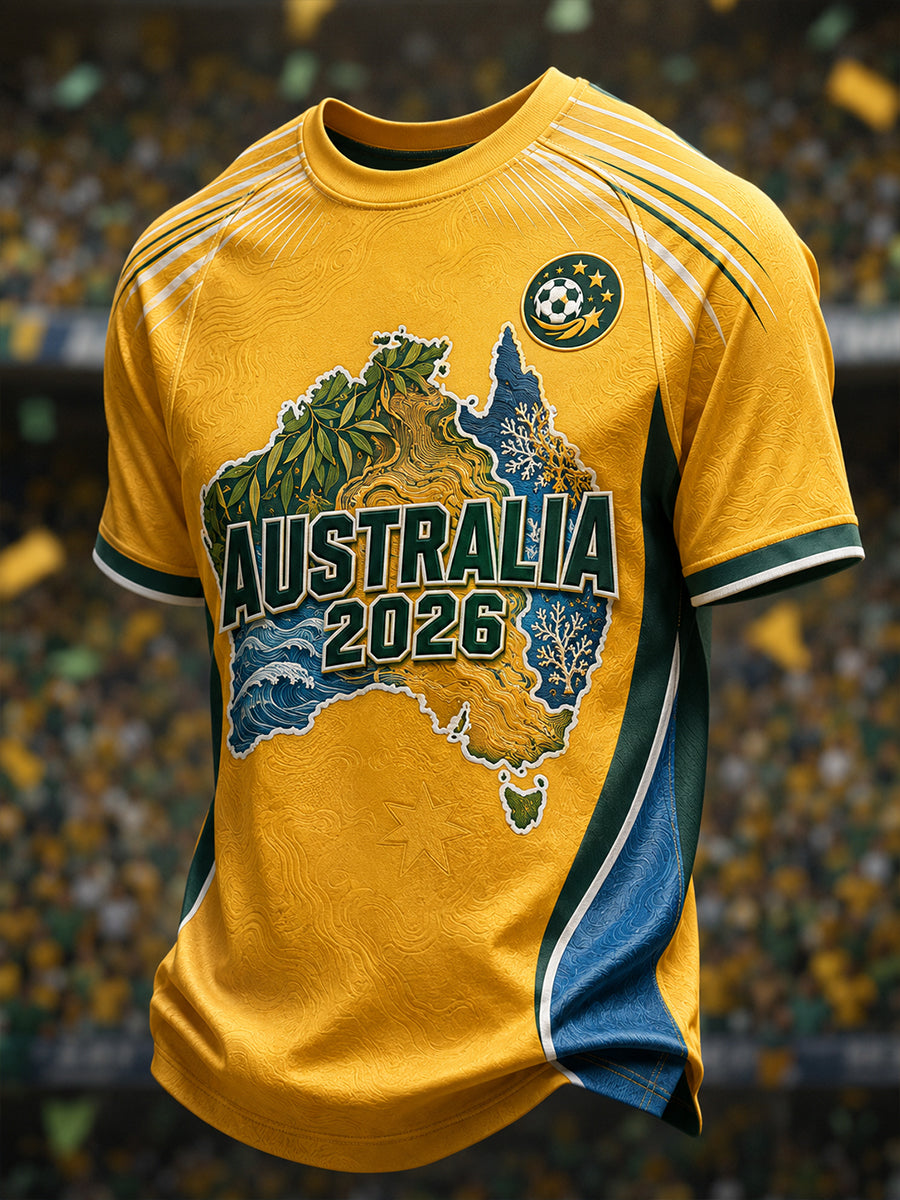 Men's Australian Football Short Sleeve Shirt