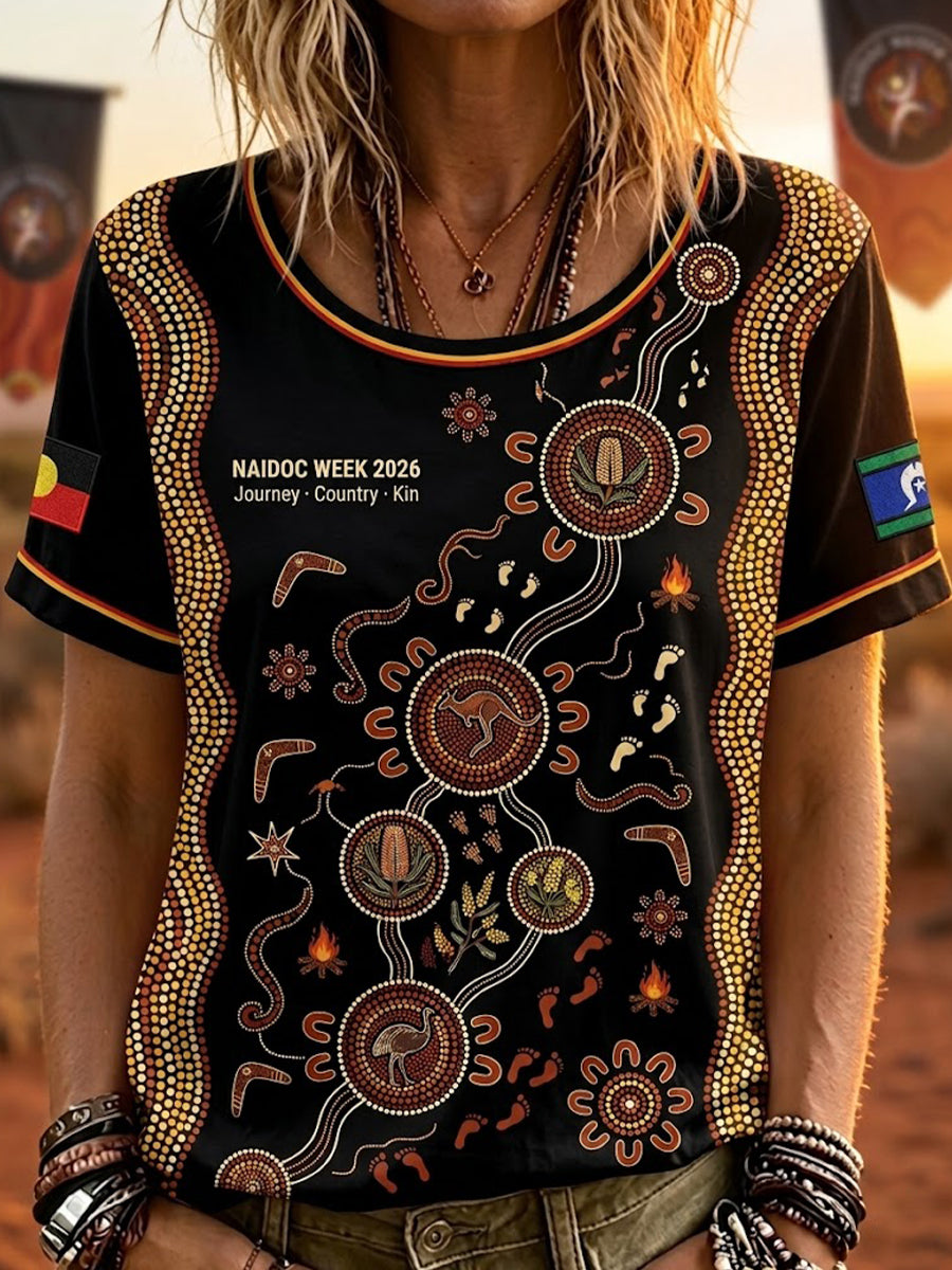 Women's Naidoc Weeks Australia Short-sleeved T-shirt