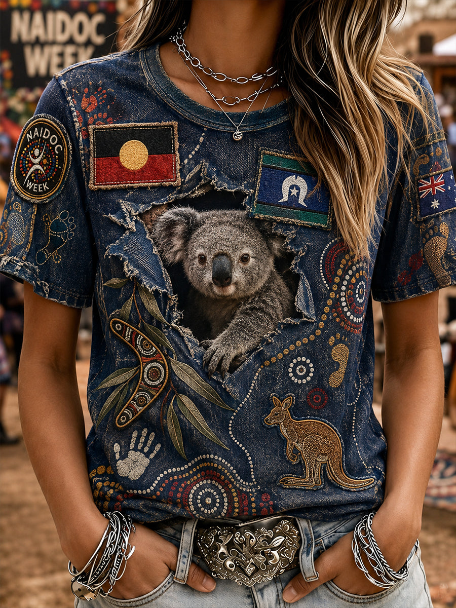 Women's Naidoc Week Australia Short-Sleeved T-Shirt
