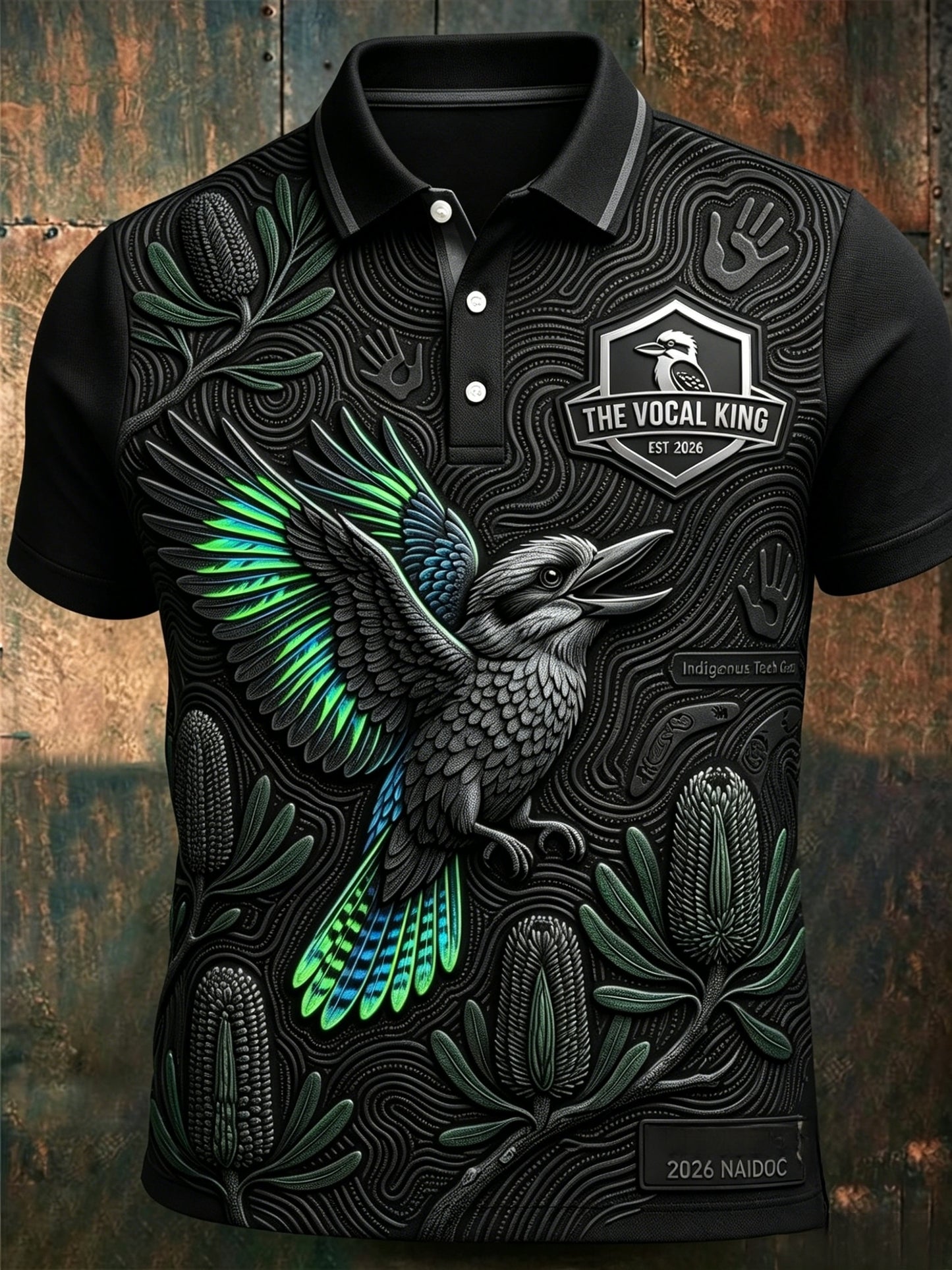 Men's Australia Naidoc Week Short-Sleeve Polo Shirt