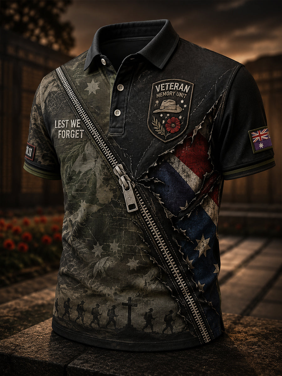 Men's Australian Veterans' Memorial Short Sleeve Shirt