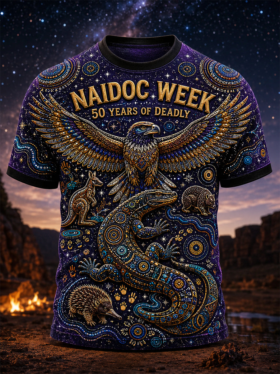 Men's Australia Naidoc Week Short Sleeves T-Shirt