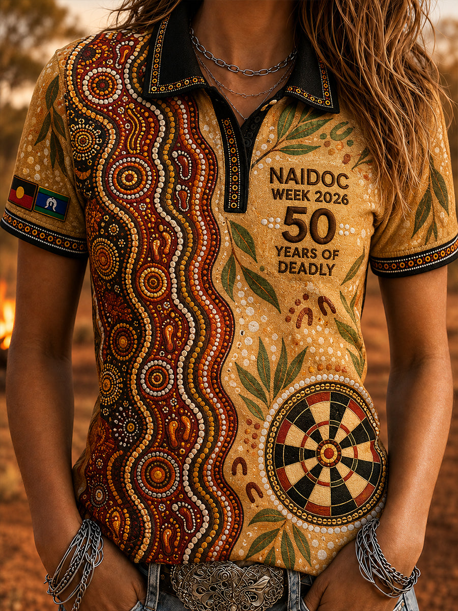 Women's Australia Naidoc Week Polo T-Shirt