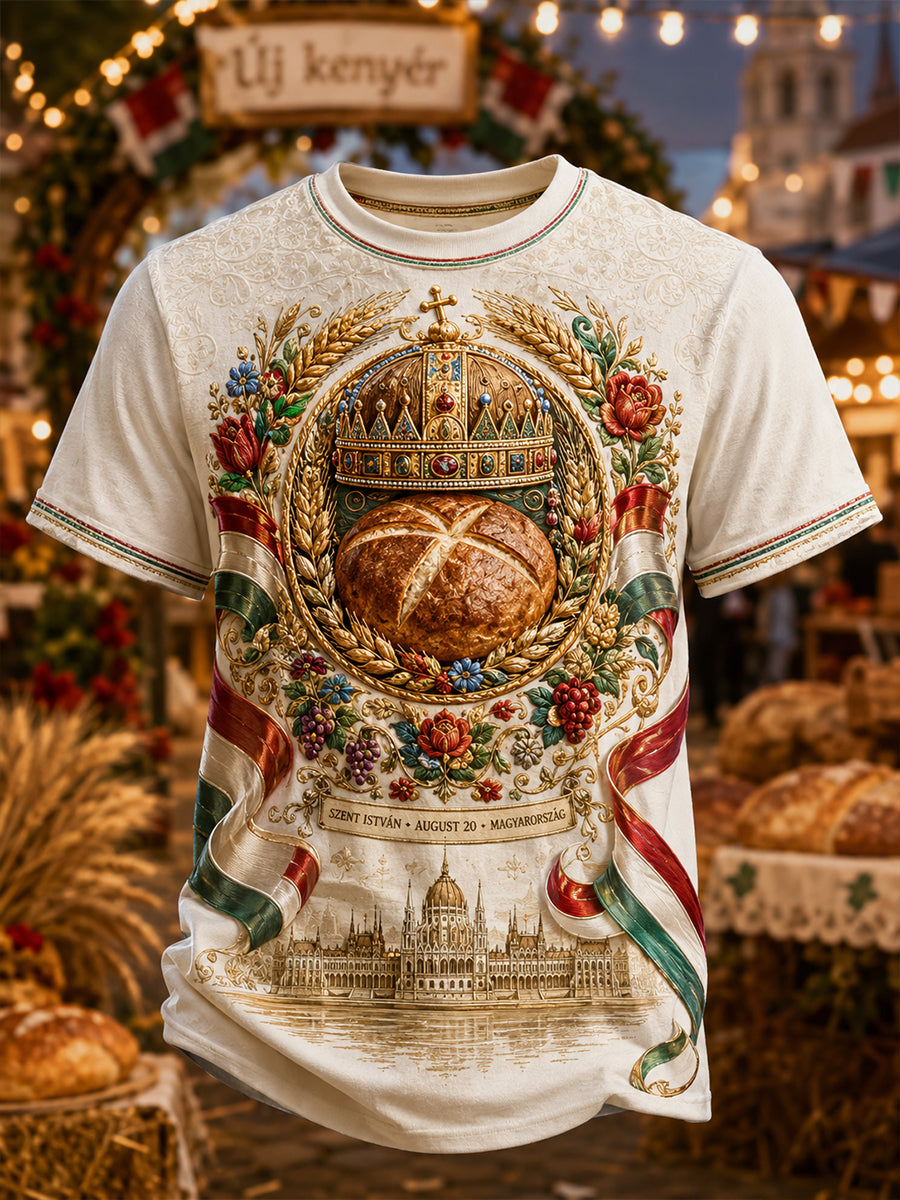 Men's Hungary Saint Stephen Short Sleeves T-Shirt