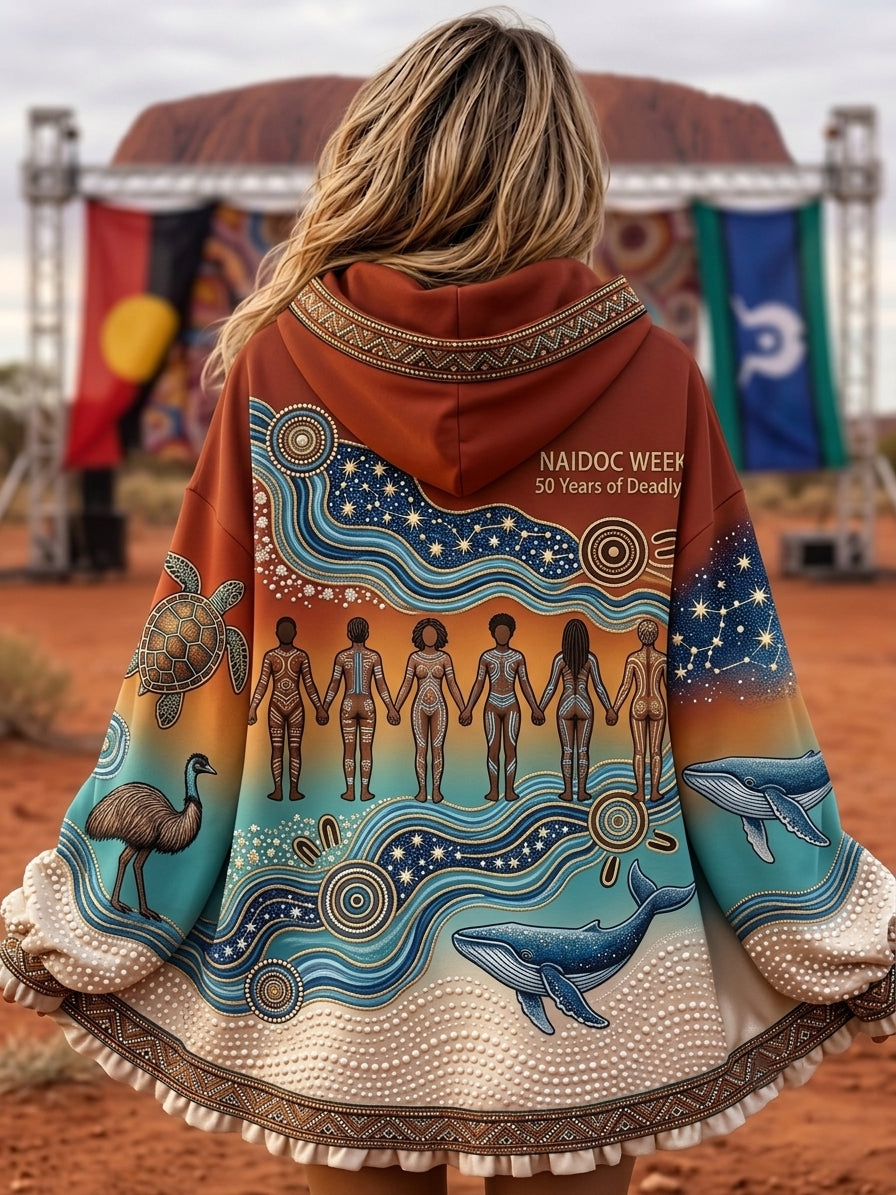 Women's Australia Naidoc Week Zip-Up Hoodie