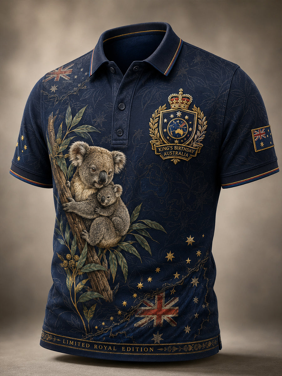 Men's Australia King's Birthday Short Sleeve Shirt