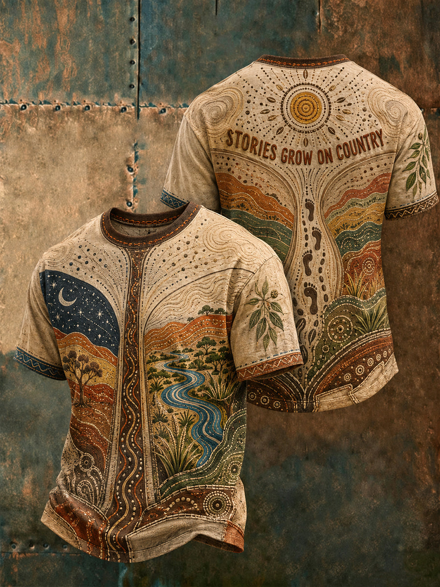 Men's Australia Indigenous Literacy Day Short Sleeves T-Shirt