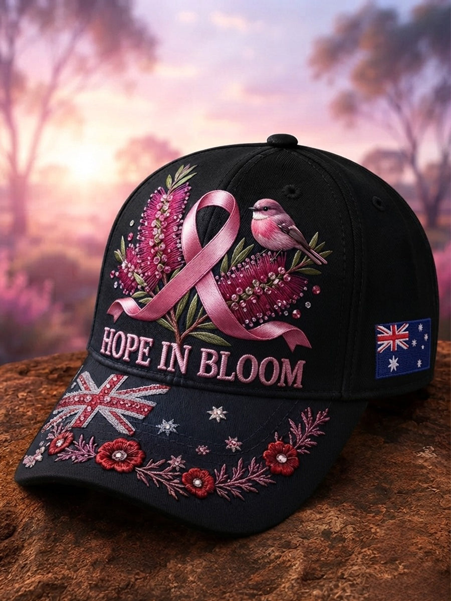Vintage Australian Breast Cancer Awareness Hat