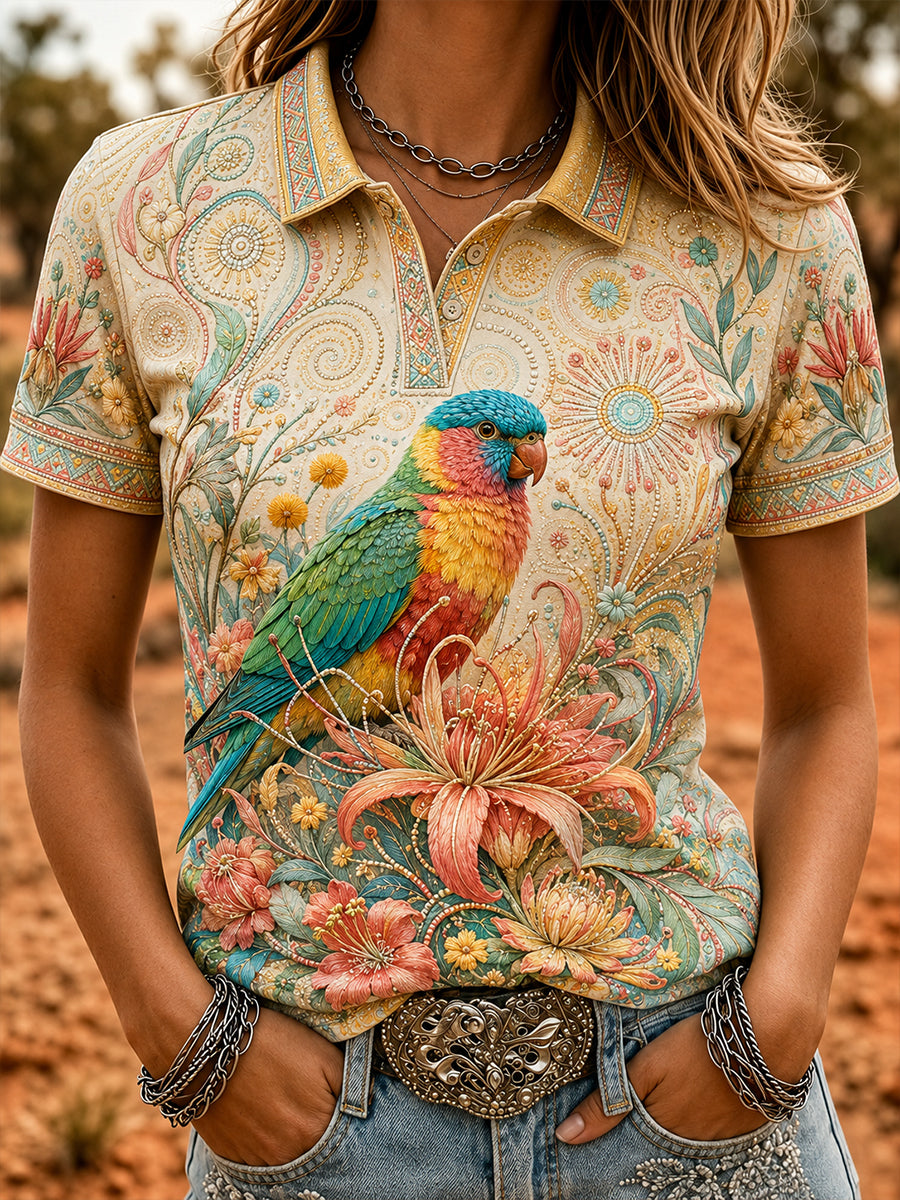 Women's Australian Animals Polo T-Shirt