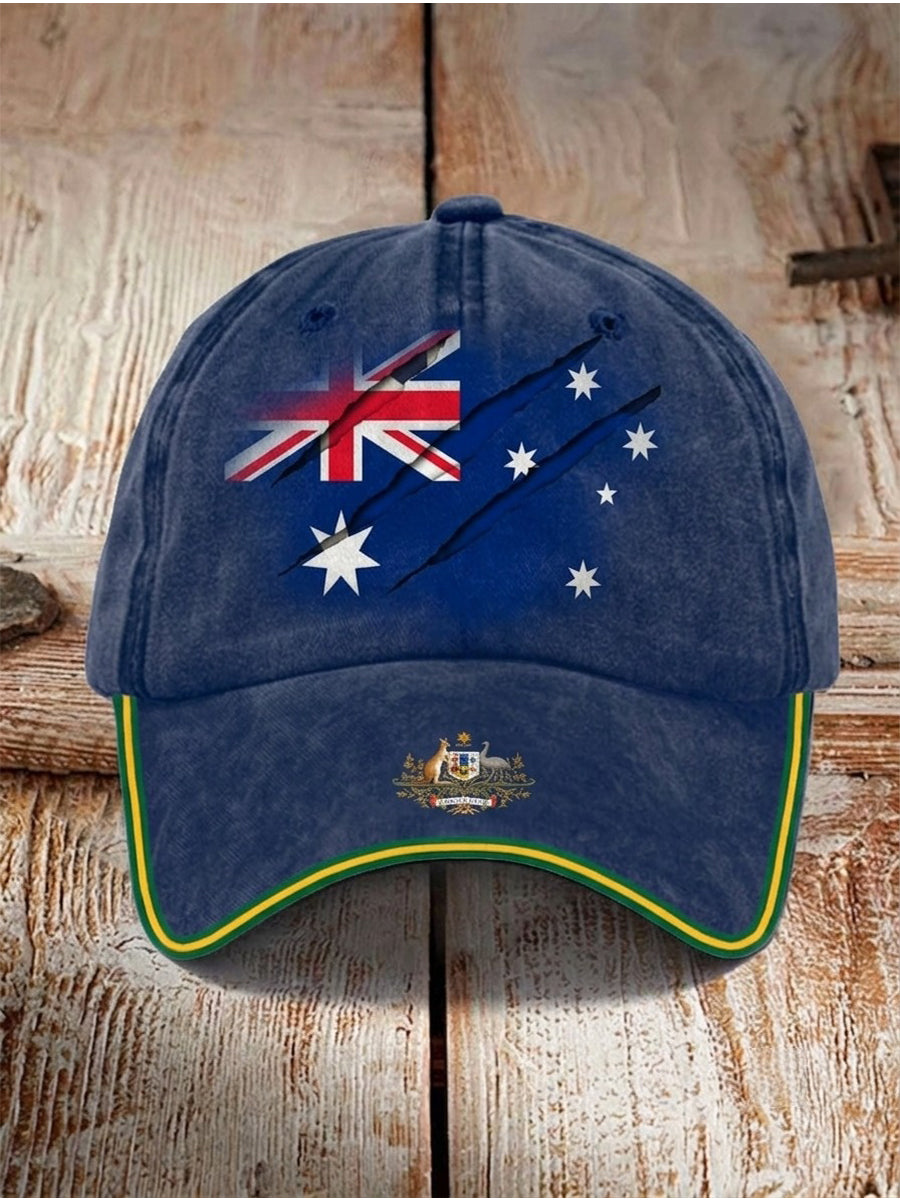 Vintage Australia Pride Art Printed Hat