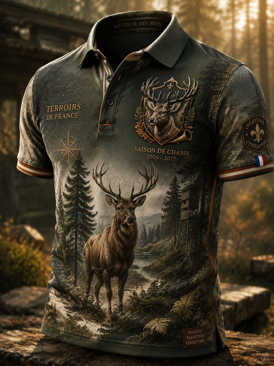 Men's French Hunting Season Short Sleeve T-Shirt