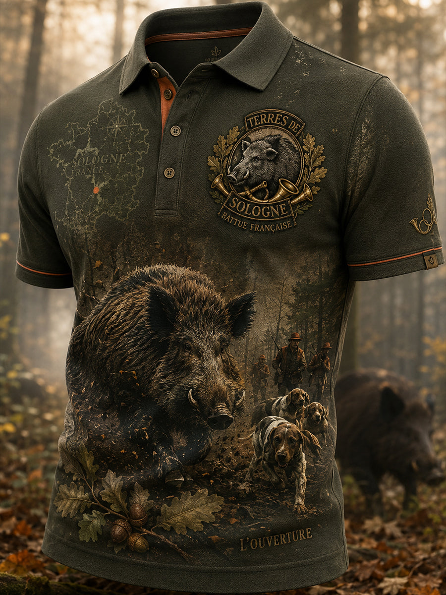 Men's French Hunting Season Short Sleeve Shirt