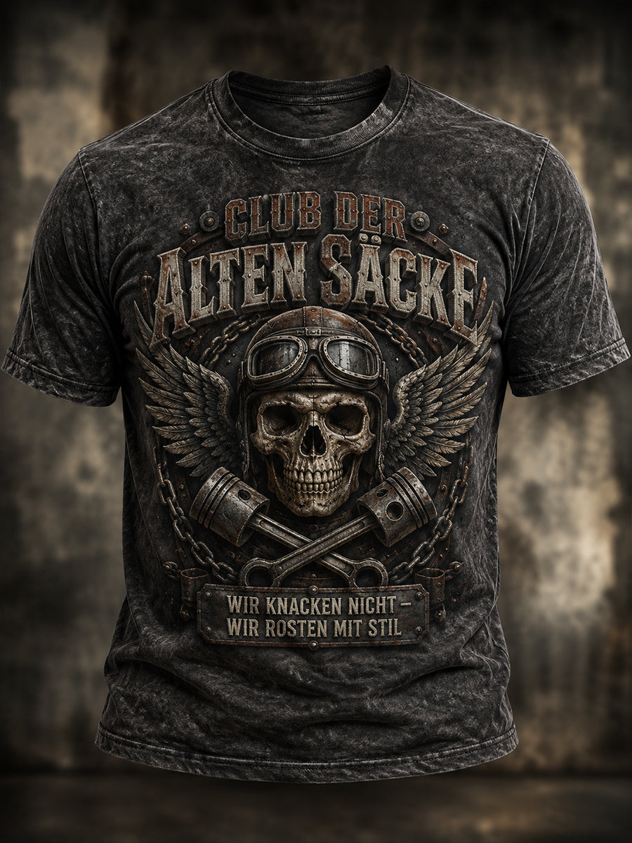Men's Fun Slogan Print Casual T-Shirt