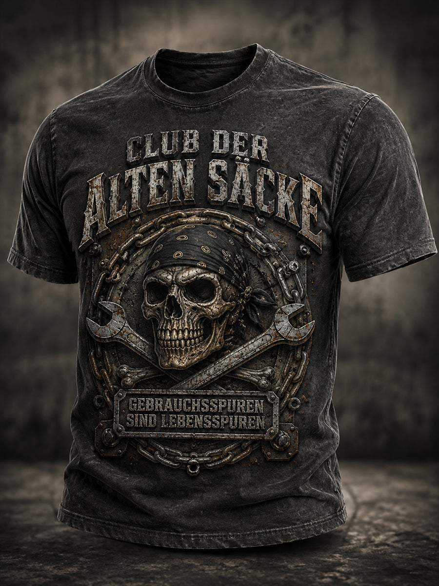 Men's Fun Slogan Print Casual T-Shirt