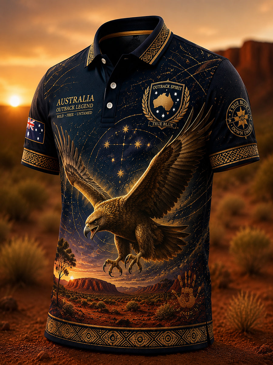 Men's Australian Animals Polo Shirt