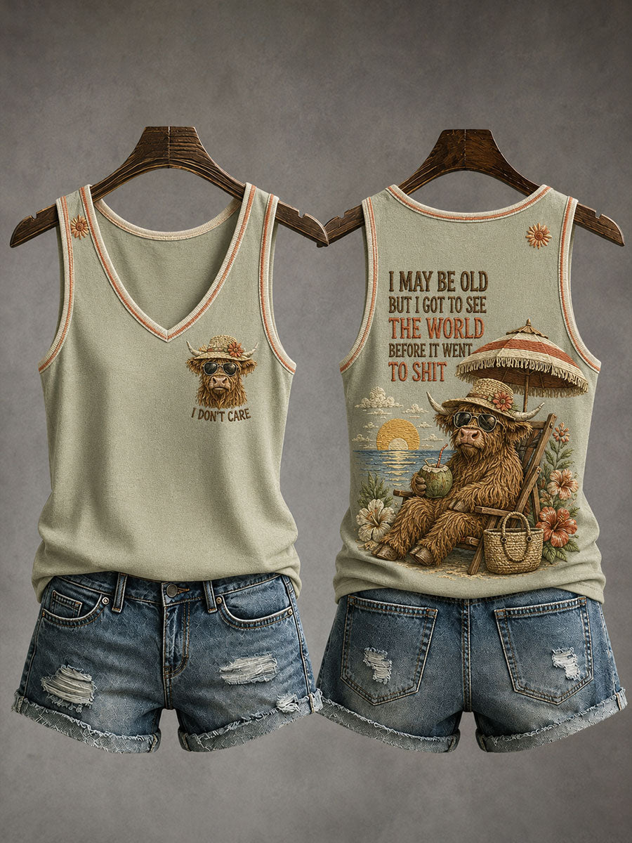 Women's I May Be Old Tank Top