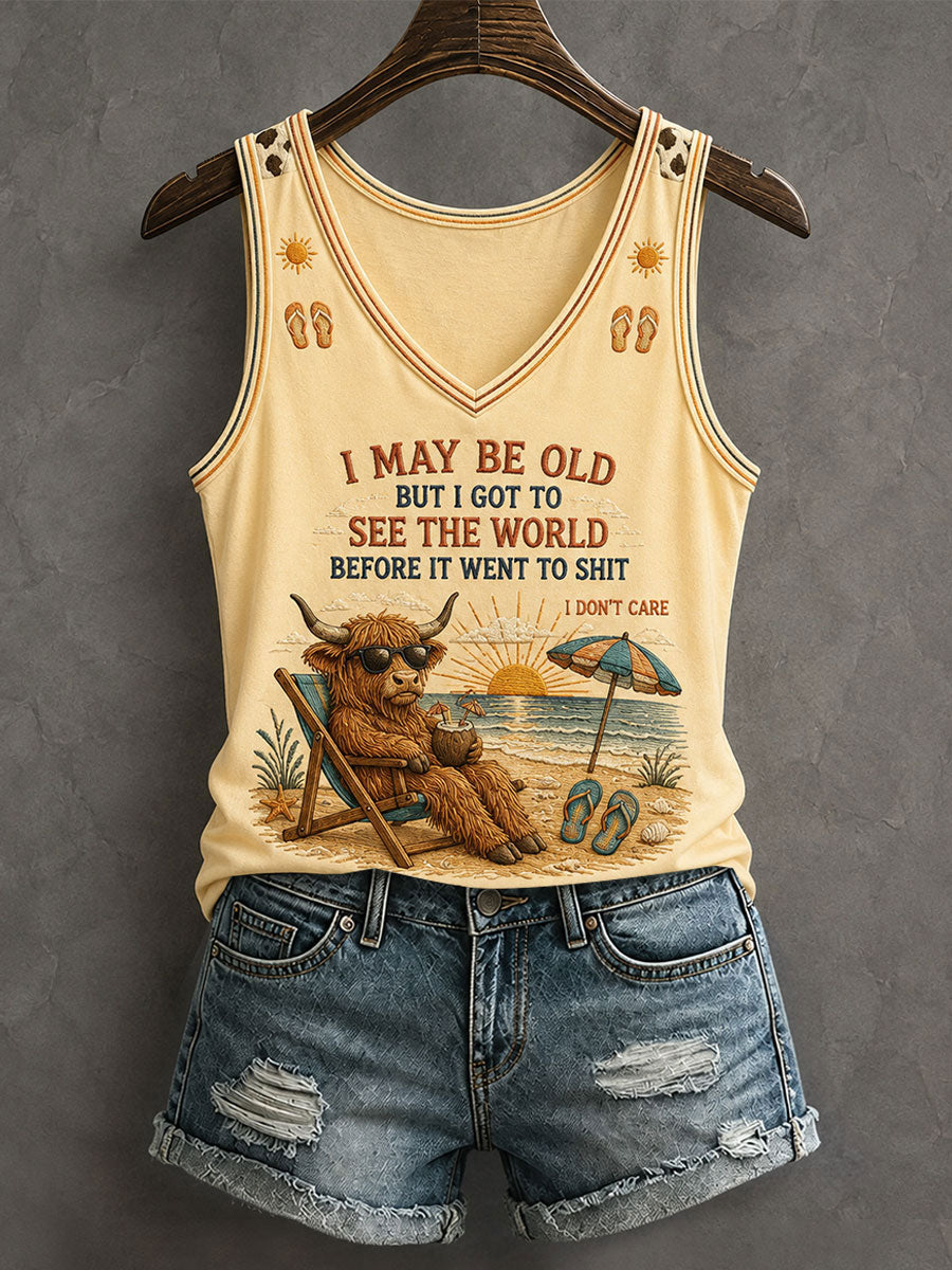 Women's I May Be Old Tank Top