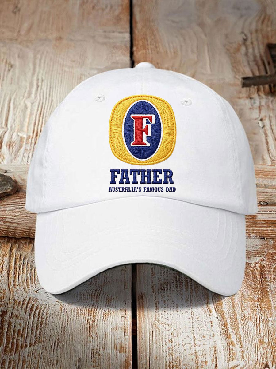 Unisex Australia Father's Day Art Printed Hat