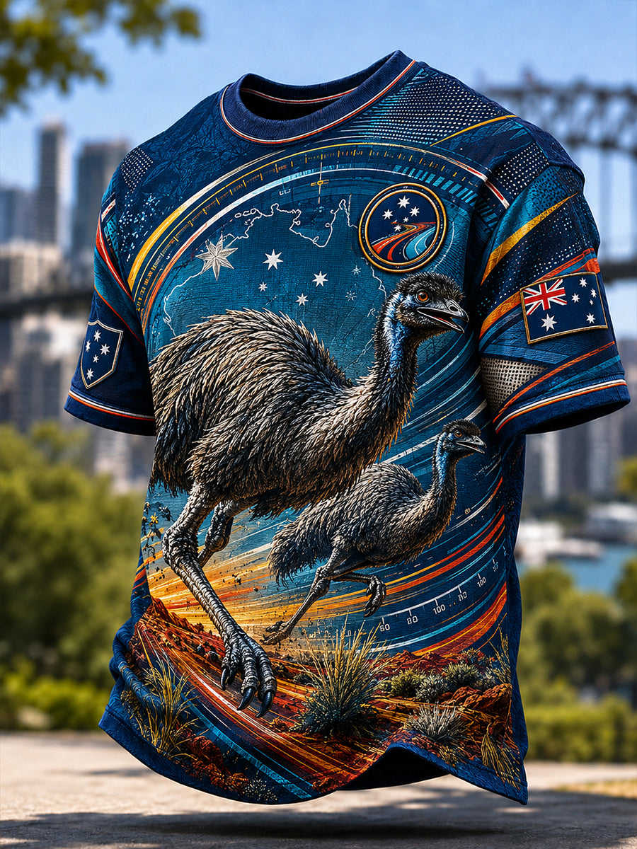 Men's Australian Animals Short Sleeve T-Shirt