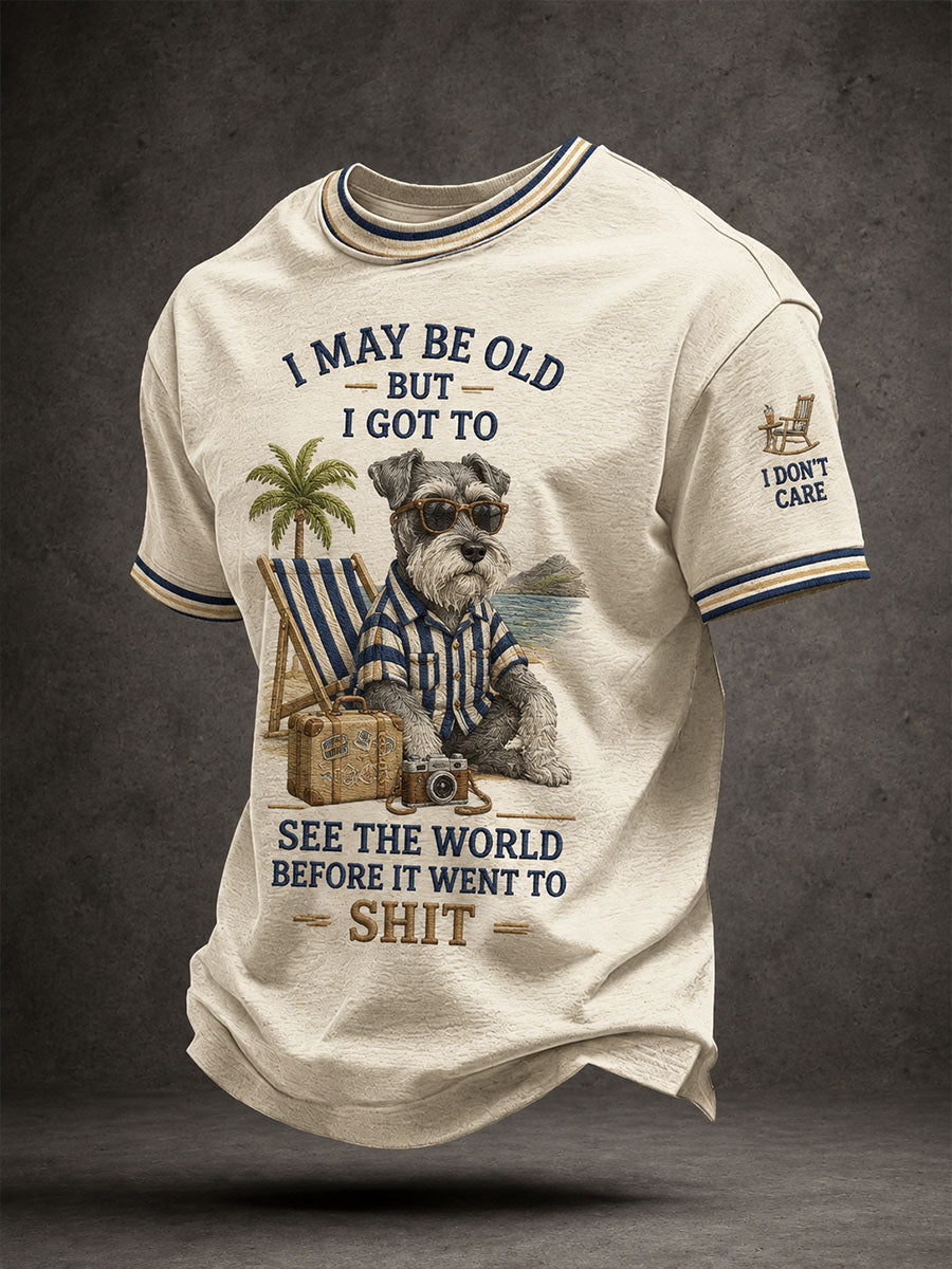 Men's I May Be Old But I Got To See The World Before It Went To Shit T-Shirt