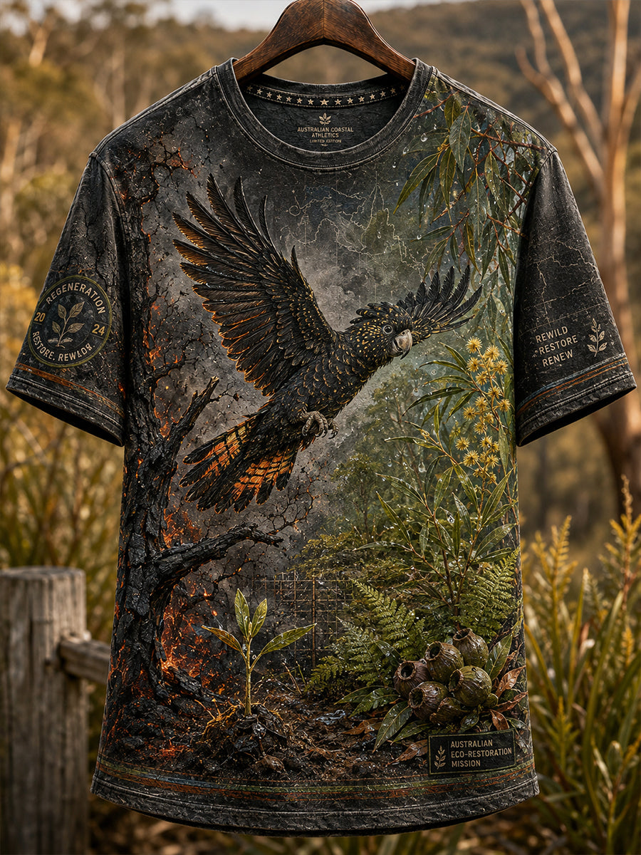 Men's Australian Animals Short Sleeve Shirt