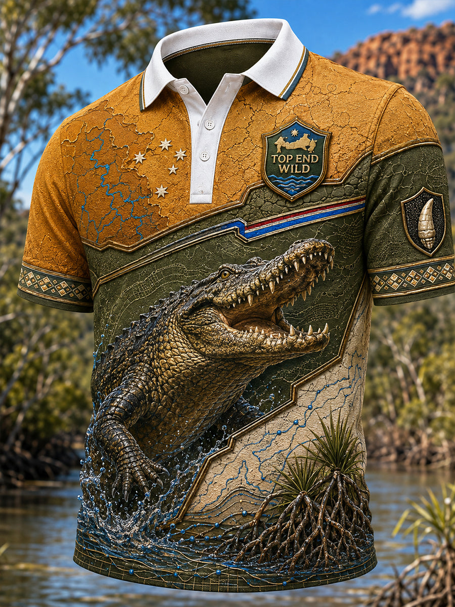 Men's Australian Animals Short Sleeve Shirt