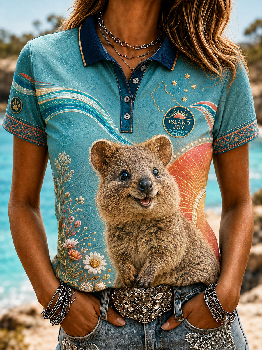 Women's Australian Animals Polo T-Shirt