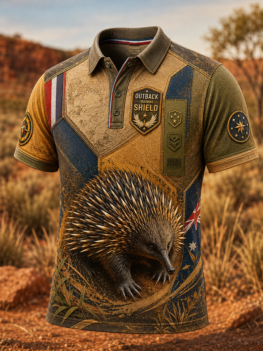 Men's Australian Animals Short Sleeve Shirt