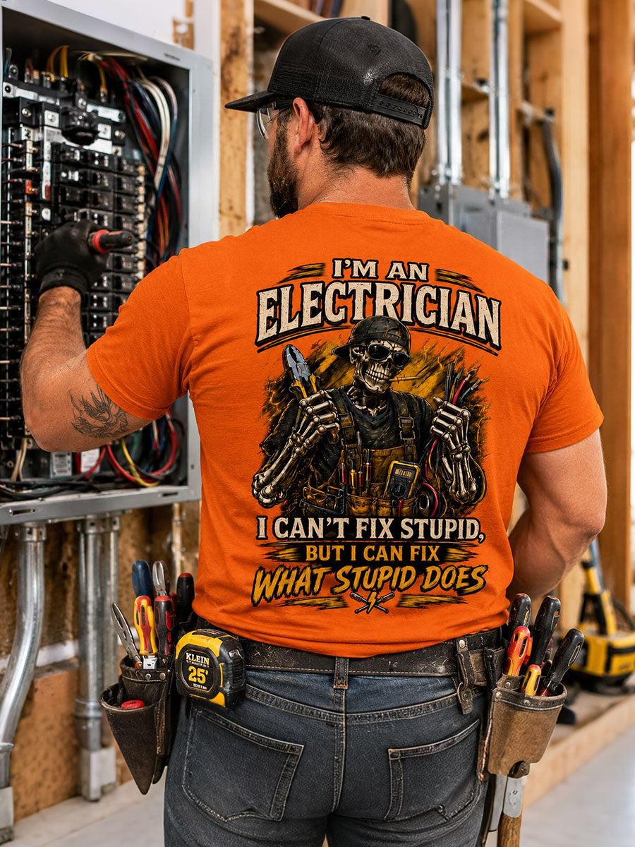 Men's 'I'm an electrician' T-shirts