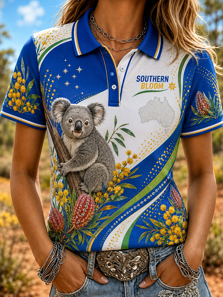 Women's Australian Animals Polo T-Shirt