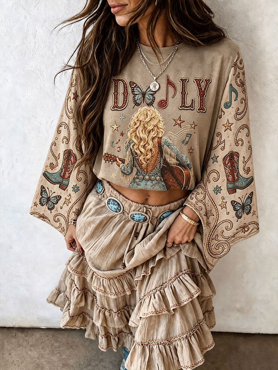 Women's Western Music Commemorative Tops