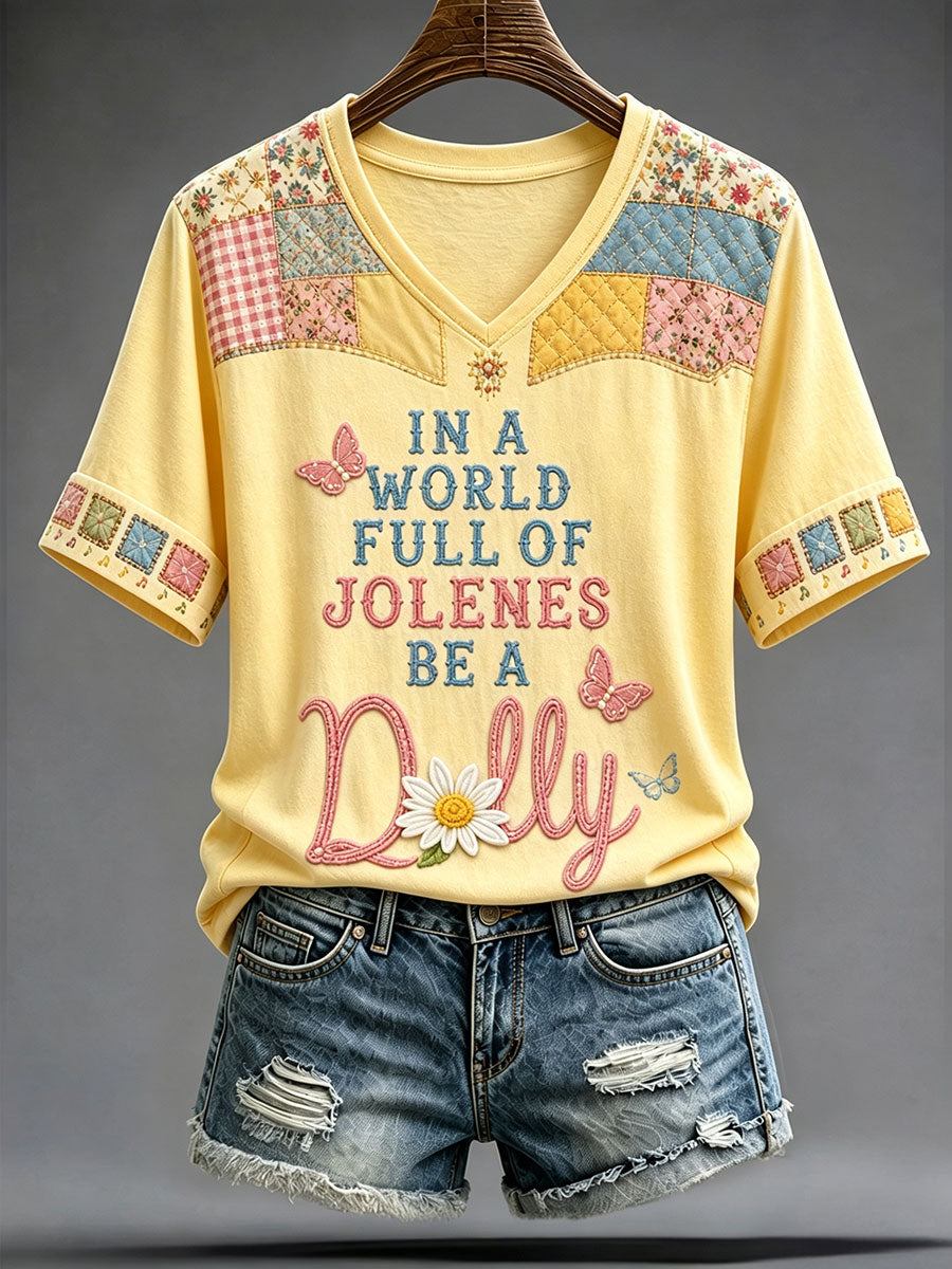 Women’s Rip Country Music Lover Queen of Country Printed T-Shirt