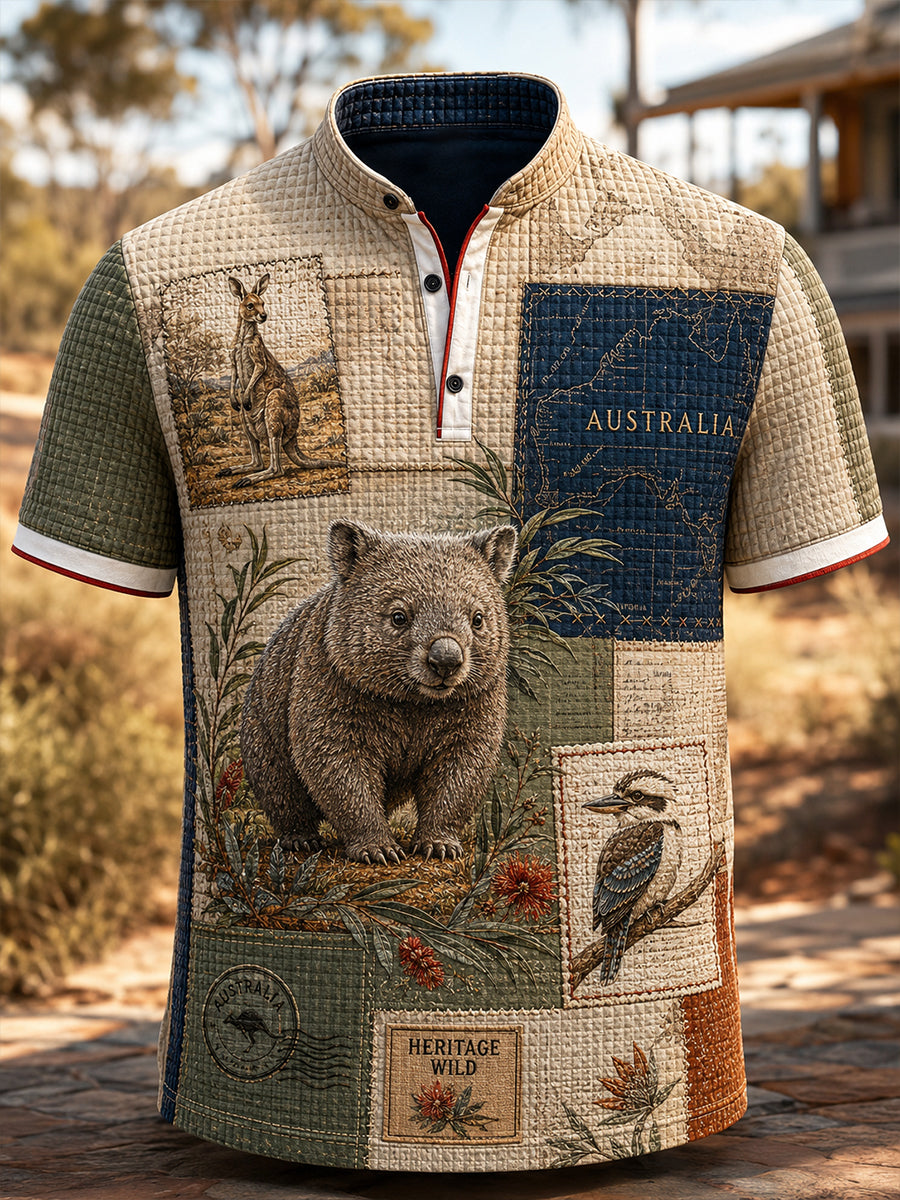 Men's Australian Animals Short Sleeve T-Shirt