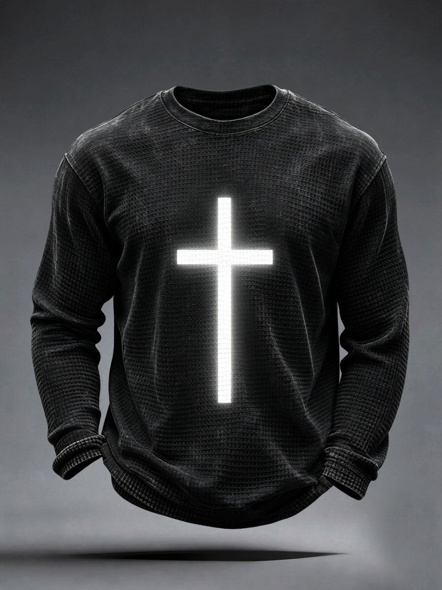 Men's Faith Cross Waffle Top